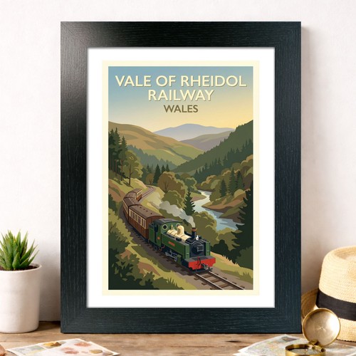 Poster viaggio vale of - da,