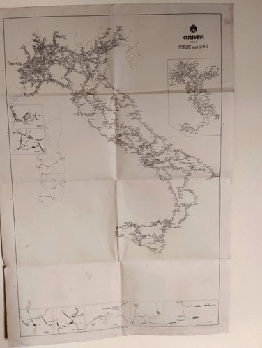 Carta delle ferrovie dello - carta,