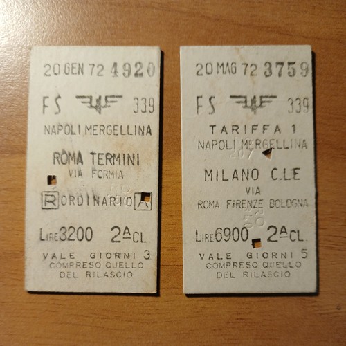 Biglietti treno ferrovie - treno,