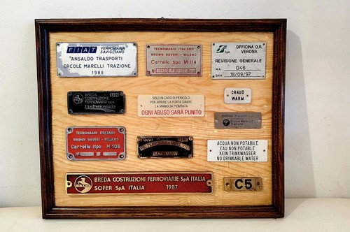 Quadro con targhe s - con, 12