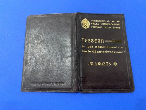 Tessera ferrovie dello - tessera, stato