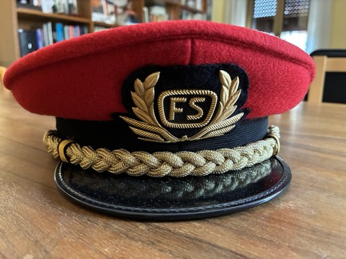 Berretto ferrovie dello stato - ferrovie,